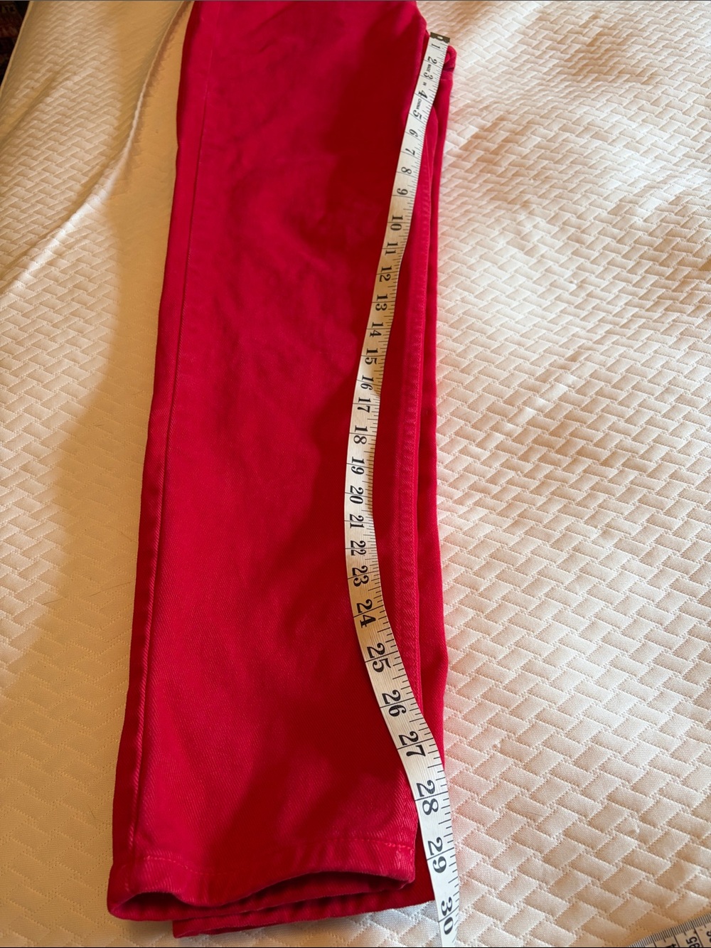 Vintage Guess Red High-Waist Jeans - Picture 7 of 9
